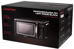 Мікрохвильова піч LMW-2083E Black, 700W LIBERTON teh0020379 - мініатюра 7