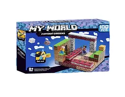 Магнітний конструктор "Minecraft" SX-100/575 100 елементів в коробці (6953212251002)