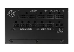 Блок живлення 1000 Вт, MSI MPG A1000G PCIE5, Black, модульний, 80+ Gold, Active PFC, 13.5 см, 4xMolex / 12xSATA / 1x16-pin / 6x6+2-pin / 1x4+4-pin / 1x20+4-pin, захист OCP/OVP/OPP/OTP/SCP/UVP - мініатюра 3