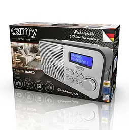 Радіогодинник на USB Camry CR 1179 - цифрове радіо FM / DAB / DAB+ - мініатюра 7