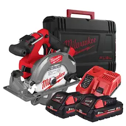 Пила дискова аккумуляторна безщіткова MILWAUKEE, M18 FCS552-302X, Ø165мм (ЗУ, 2х3Аг, HDкейс) - мініатюра 9