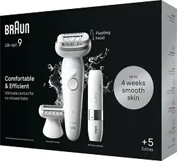 Епілятор Braun Silk-epil 9 SES 9-341 Білий UA - мініатюра 3