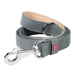 Повідець для собак шкіряний Waudog Classic S Ш 20 мм Дл 122 см (4823089313832)