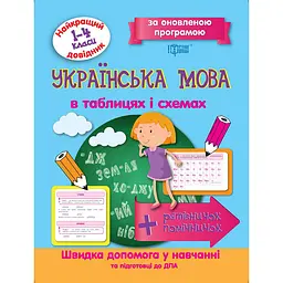 Найкращій довідник. Українська мова в таблицях і схемах. 1-4 класи (К01602)