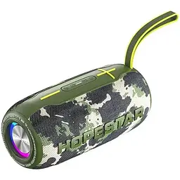 Bluetooth колонка Hopestar H49 зелений камуфляж