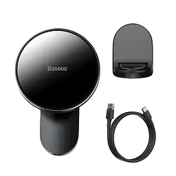 Автотримач із бездротовою зарядкою Baseus Big Energy Car Mount Wireless Charger (WXJN-01) [64543] - мініатюра 6