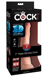 Фалоімітатор King Cock Plus, 21 см (тілесний) - мініатюра 7