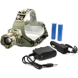 Ліхтар налобний RB-121 Т6 універсальний акумуляторний для риболовлі Т6 Zoom - мініатюра 2