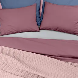 Плед-покривало Cosas Greek Waffle Flamingo вафельне 75х95 см (Blanket_11Flamingo_GreekWaffle_75x95) - мініатюра 2