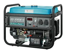Генератор бензиновий газ/бензин Konner&Sohnen 4/4.5 кВт KS 5000E G - мініатюра 4