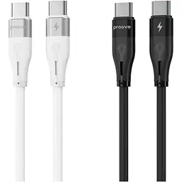 Кабель Proove Soft Silicone USB-C to USB-C 60W 1m Black (CCSO60002201) [130635] - мініатюра 7