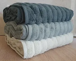 Набір турецьких махрових рушників Cestepe MicroCotton Premium 3 штуки 70x140 Ezgi 6 щільність 600 г/м2 - мініатюра 4