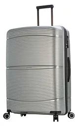 Валіза Гігант XL Поліпропілен Snowball 94103 Франція 105л 77х51х31см Срібна