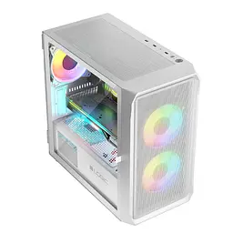 Корпус LogicConcept Portos ARGB Mini White без БЖ (AM-PORTOS-20-0000000-0002) - мініатюра 4