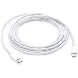 Кабель USB-C на USB-C 2m для Apple (OEM) white - мініатюра 2