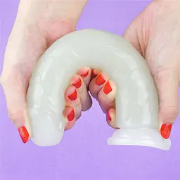 Фалоімітатор неоновий Lumino Play Dildo 21 см синій - мініатюра 15
