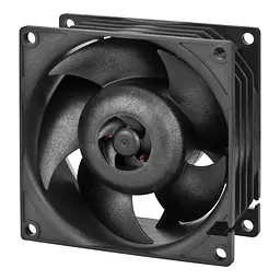 Корпусний вентилятор 80 мм Arctic S8038-7K ACFAN00288A Black - мініатюра 4