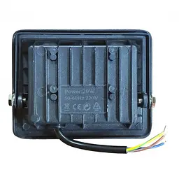 Світлодіодний вуличний прожектор Flood Light 10W 6500К 220V IP66 - мініатюра 3