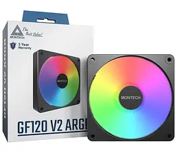 Вентилятор MONTECH GF120 V2 120MM ARGB PWM (B) - мініатюра 3