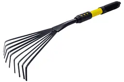 Граблі віялові садові MasterTool 510 x 160 мм гумова ручка - мініатюра 2