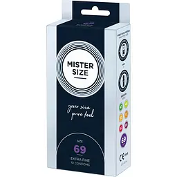 Презервативи Mister Size - Pure feel - 69 (10 condoms)