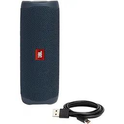 Портативна акустика JBL Flip 5 бездротова синя (JBLFLIP5BLU) - мініатюра 3