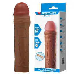 Насадка на пеніс Pretty Love Chane, коричнева PRETTY LOVE BI-026254-1 103665 - мініатюра 1