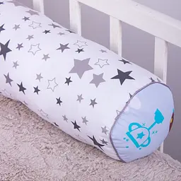 Валики-бортики MirSon Kids Time 18-0008 Bunny Races захисні білі 2 шт. - мініатюра 4