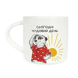 Чашка «Сурикат — чудовий ранок» - мініатюра 1