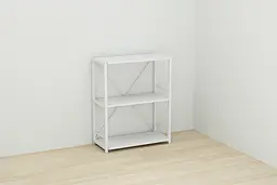 Етажерка 3/60 Ferrum-decor Серії Коннект 73x60x28 білий ДСП Білий 16мм (FRD-104260) - мініатюра 5