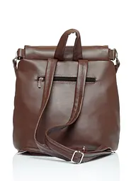 Жіночий рюкзак Sambag Loft QSH шоколадний 30 x 26 x 14 см (22011020) - мініатюра 3