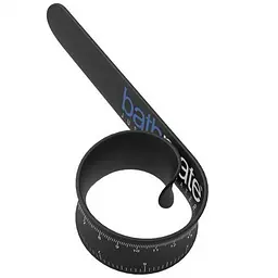 Лінійка для вимірювання пеніса Bathmate Measuring Gauge V2 26 см Чорна - мініатюра 2