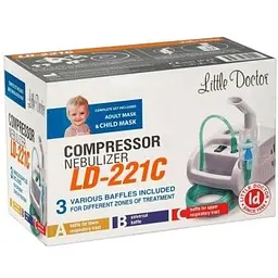 Інгалятор (небулайзер) Little Doctor LD-221C для дітей компресорний - мініатюра 4