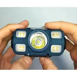 Налобний ліхтар Rablex RB 963 LED акумуляторний біле, жовте світло + червона підсвітка з датчиком руху - мініатюра 3