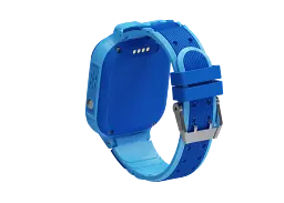 Смарт-годинник телефон дитячий LEMFO LT37 4G GPS Wi-Fi з відеодзвінком SIM-карта силіконовий ремінець Blue (18758) - мініатюра 3