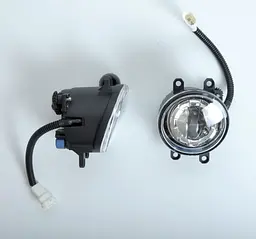 Протитуманні LED Фари круглі косий кут/лінза з ДХО D-100мм/10W/6500K-COB 2 шт. - мініатюра 2