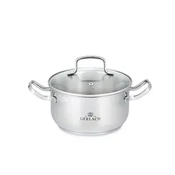 Каструля з кришкою 2,5 л Simple Gerlach ⌀20 см kuh0009088 - мініатюра 1