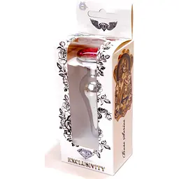 Анальна пробка Boss Of Toys Boss Series - Jewellery Silver Butt Plug Pink, BS6400071, Срібний / Яскраво-рожевий - мініатюра 8