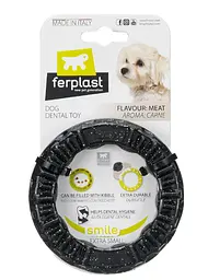 Іграшка для собак Ferplast Ring Smile Extra Small чорний Ø 8.5 x 1.7 см 86790017 - мініатюра 3