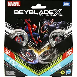 Іграшка-дзиґа Hasbro Beyblade X Marvel з пусковим пристроєм Spider-man 3-60F vs Venom 3-80N (G0278_G0288) - мініатюра 5