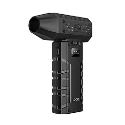 Ручний портативний компресор Hoco HX67, 80000RPM, 40m/s, 275г, Black, Box