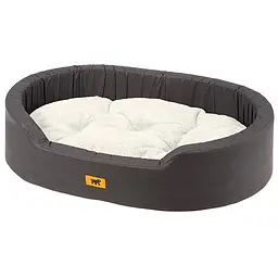 Лежак для собак та котів Ferplast Dandy F 45 зі штучним хутром сірий 45x35x13 см 82941097