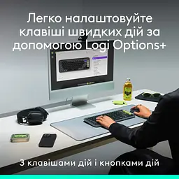 Комплект клавіатура та миша Logitech POP Icon Combo Bluetooth UA Rose [920-013142] [121100] - мініатюра 13
