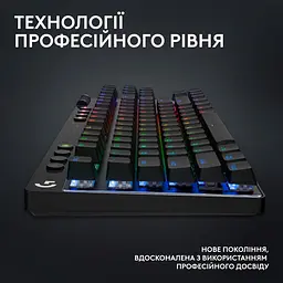 Клавіатура Logitech G PRO X TKL LightSpeed Tactile Black (920-012136) [94305] - мініатюра 12