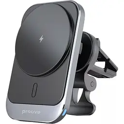 Автотримач із бездротовою зарядкою Proove Square Magnetic Pro 15W (WHSP15010004) [136214]