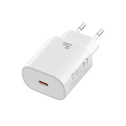 Мережевий зарядний пристрій XO CE25 PD25W USB-C Fast Charger Type-C cable Білий
