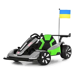 Електрокарт дитячий 24V 2 мотори 150W акумулятор EVA MP3 TF Bluetooth сірий (M 6311EBLR-11)