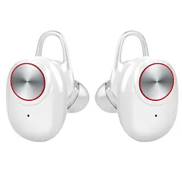 Бездротові навушники SUNROZ V5 TWS Bluetooth 5.0 Білий (SUN3193) - мініатюра 3