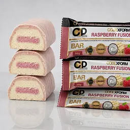 Блок протеїнових батончиків CODExFORM Protein Bar 12*50 г - Малина - мініатюра 4