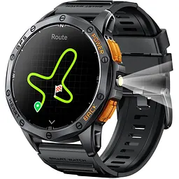 Смарт-годинник Uwatch Smart GPS Max Black 2 ремінці (3337) - мініатюра 3